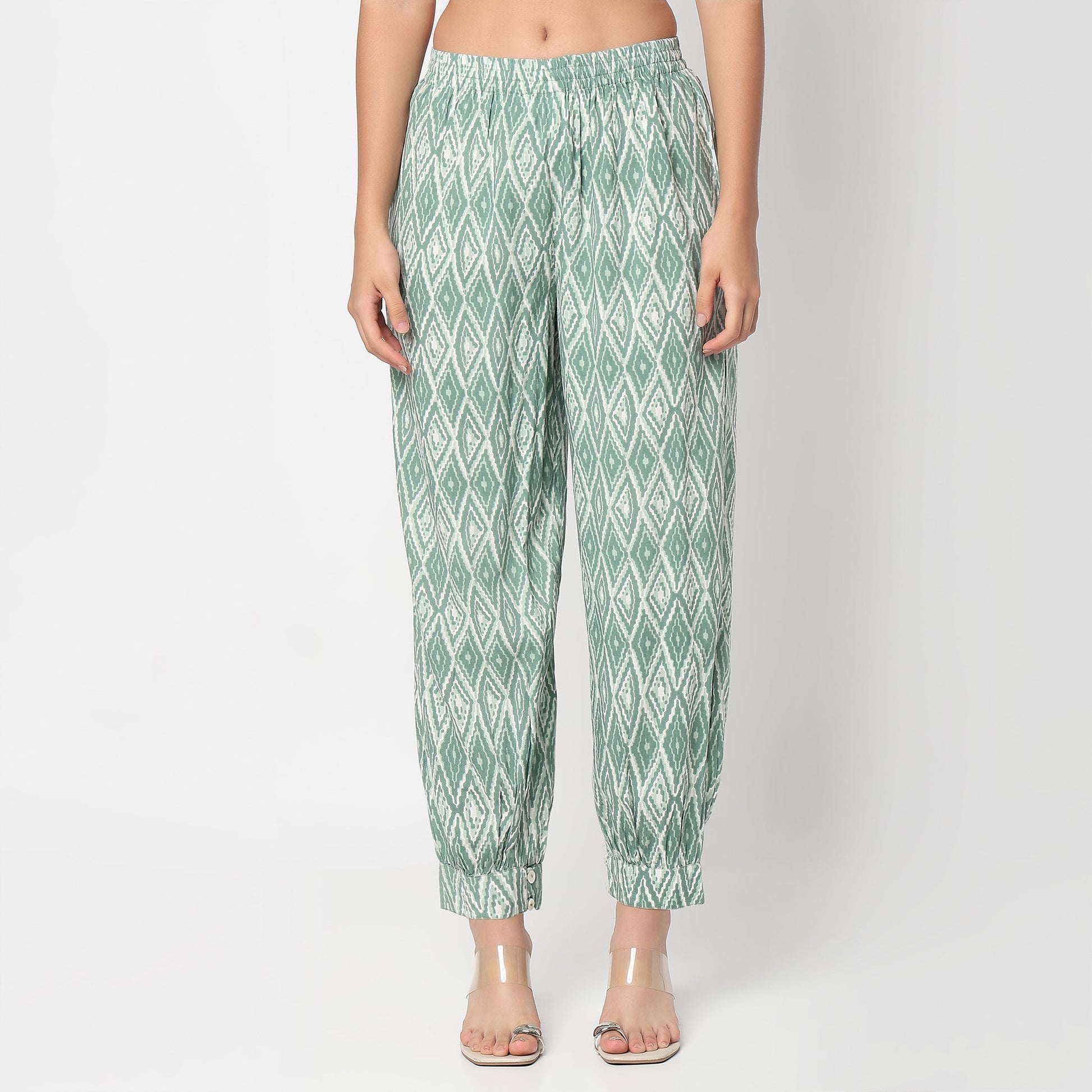 Printed Straight Kurta With Pant Set