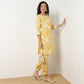 Printed Straight Kurta With Pant Set