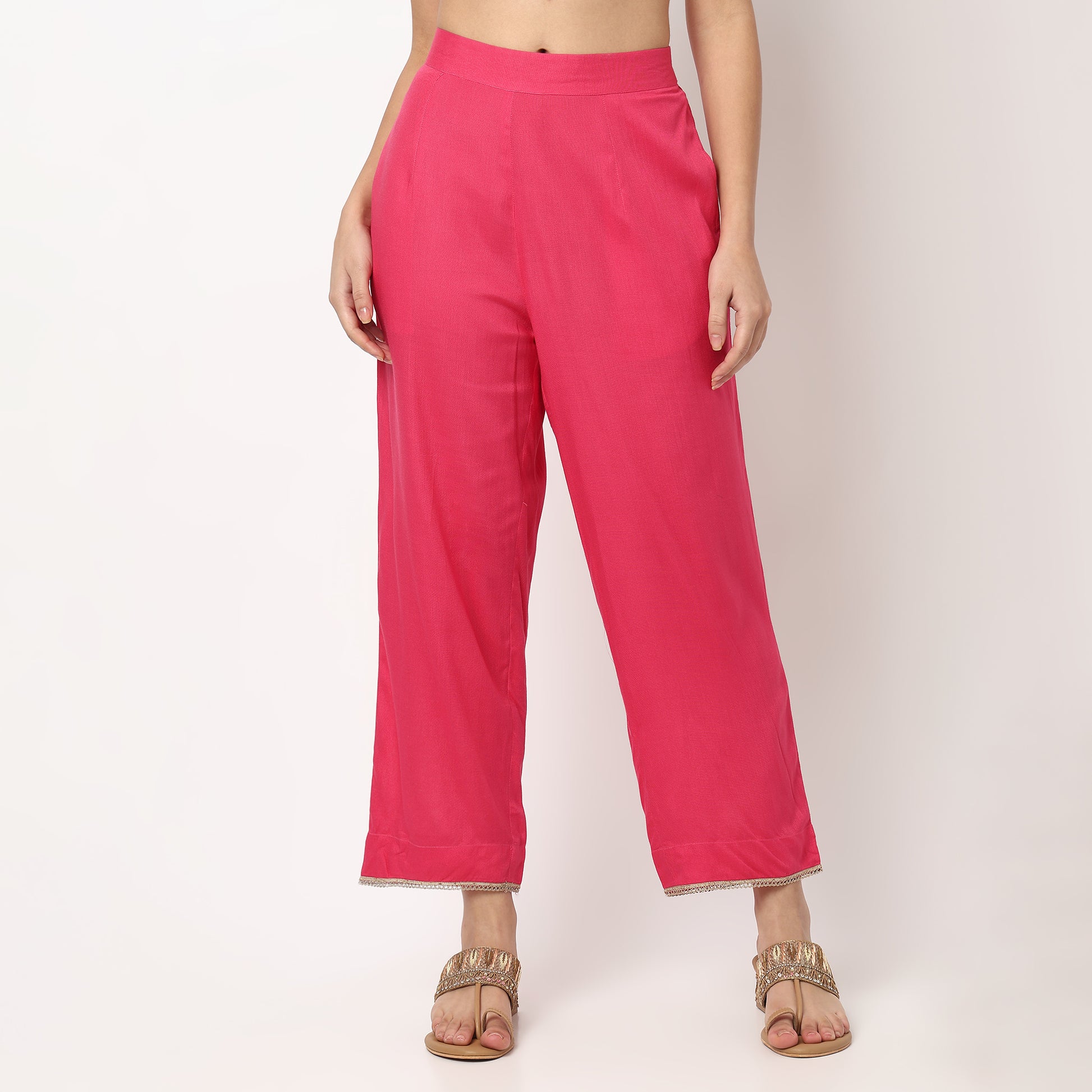 Buy Women Straight Fit Printed Three-Fourth Sleeve Kurta and Pant with Dupatta Set  - Style Union