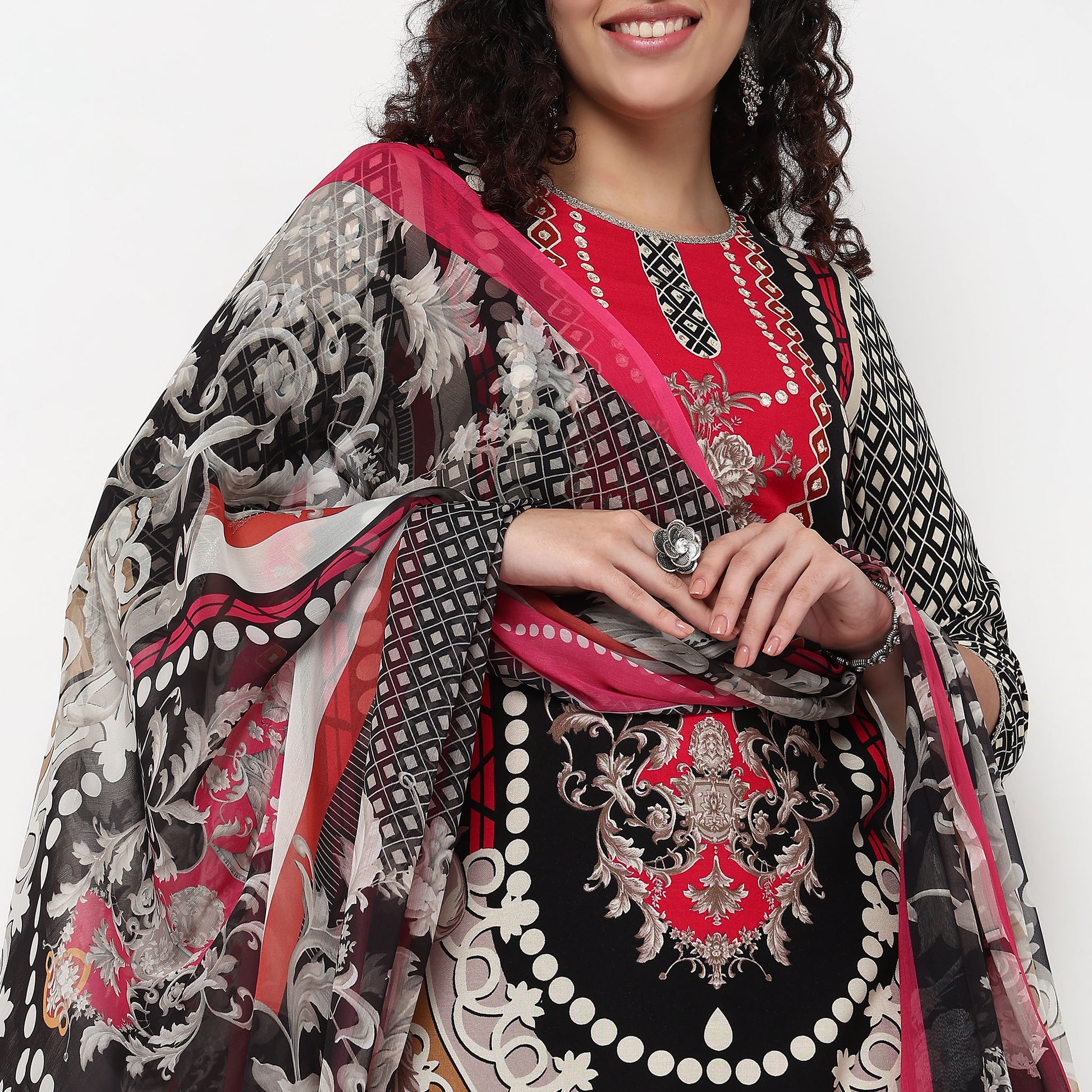 Printed Kurta and Pant Set