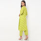 Straight Fit Printed Kurta and Pant with Dupatta Set