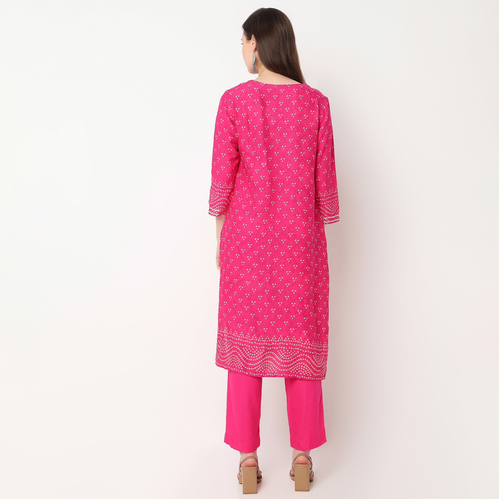 Printed Kurta with Pant & with Dupatta Set