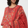 Buy Women Straight Fit Printed Three-Fourth Sleeve Kurta and Pant with Dupatta Set  - Style Union