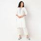 Embroidered Straight Kurta with Pant Set