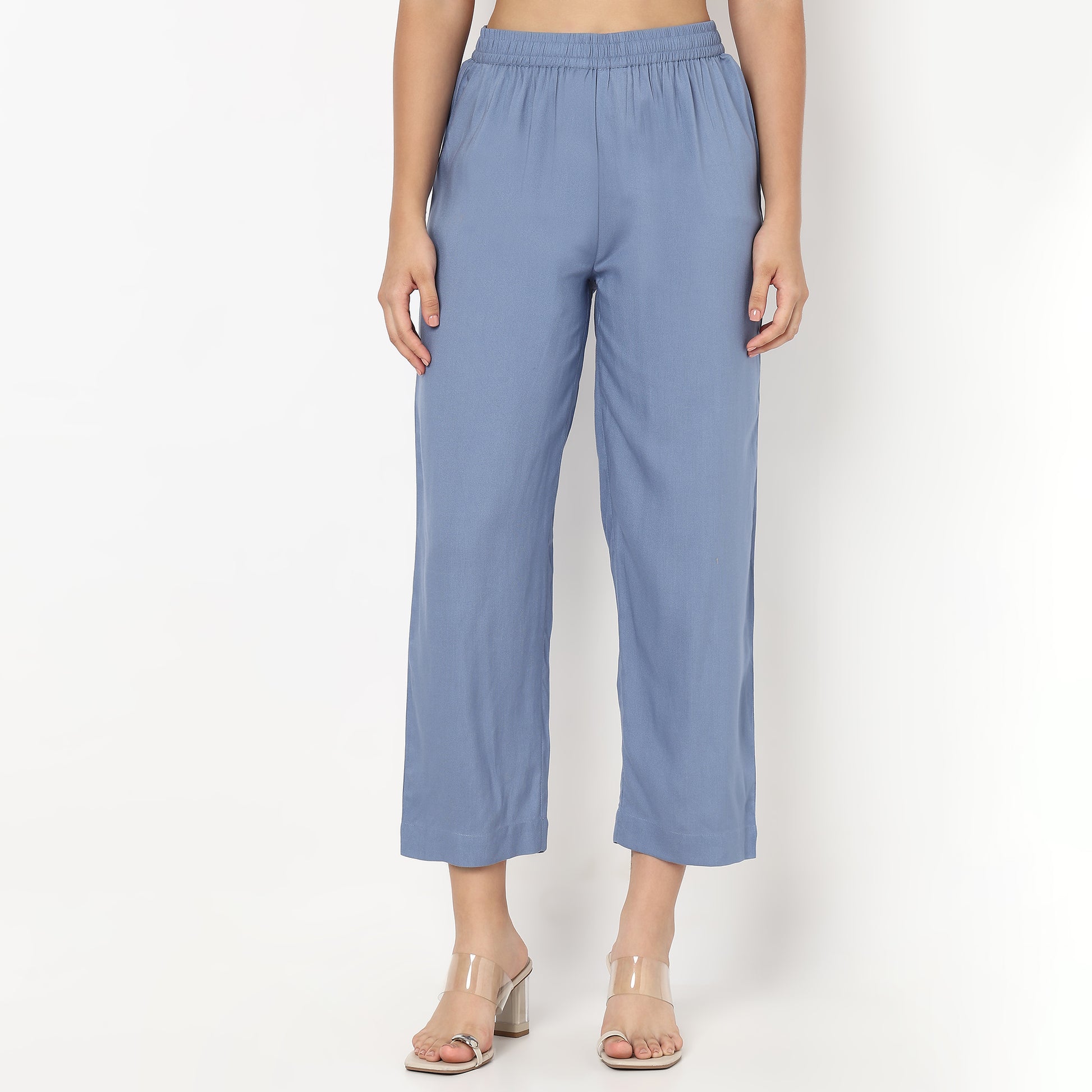 V-Neck Embroidered Kurta and Pant Set