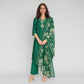 Embellished V-Neck Straight Kurta with Pant & Dupatta Set