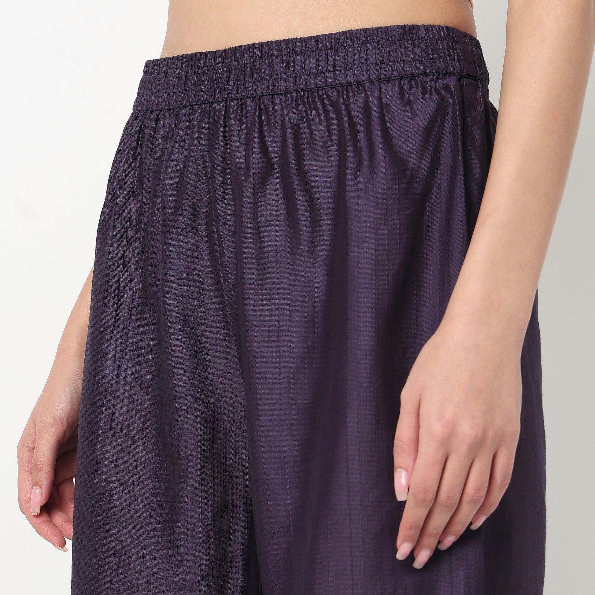 Printed Crew Neck A-Line Kurta with Pant Set