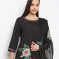 Printed Straight Kurta with Pant & Dupatta Set