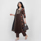 Cotton Printed V-Neck Ethnic Sets