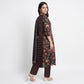 Cotton Printed V-Neck Ethnic Sets