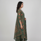Cotton Printed V-Neck Kurta and Pant with Dupatta Set