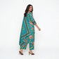 Cotton Printed Kurta with Palazzo and Dupatta Set