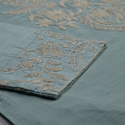 Embroidered Straight Kurta with Pant Set