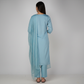 Embroidered Straight Kurta with Pant and Dupatta Set