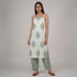 Printed V-Neck Kurta with Pant Set