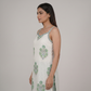 Printed V-Neck Kurta with Pant Set