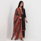 Cotton Printed V-Neck Kurta with Pant and Dupatta Set