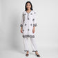 Solid V-Neck Ethnic Sets