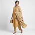 Printed V-Neck Kurta with Pant and Dupatta Set