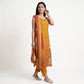 Printed V-Neck Kurta with Pant and Dupatta Set