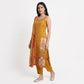 Printed V-Neck Kurta with Pant and Dupatta Set