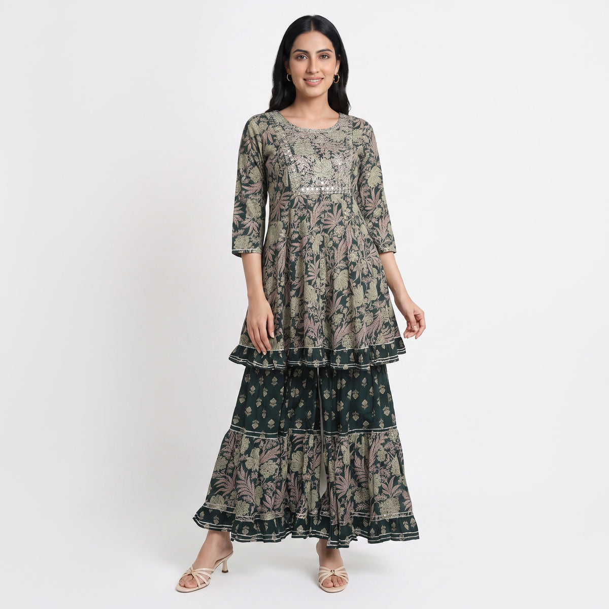Cotton Printed Regular Ethnic Sets
