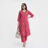 Cotton Solid V-Neck Ethnic Sets