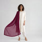 4 Side Lace Chiffon Dupatta