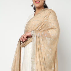 Foil Printed Chiffon Dupatta