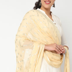 Foil Printed Chiffon Dupatta