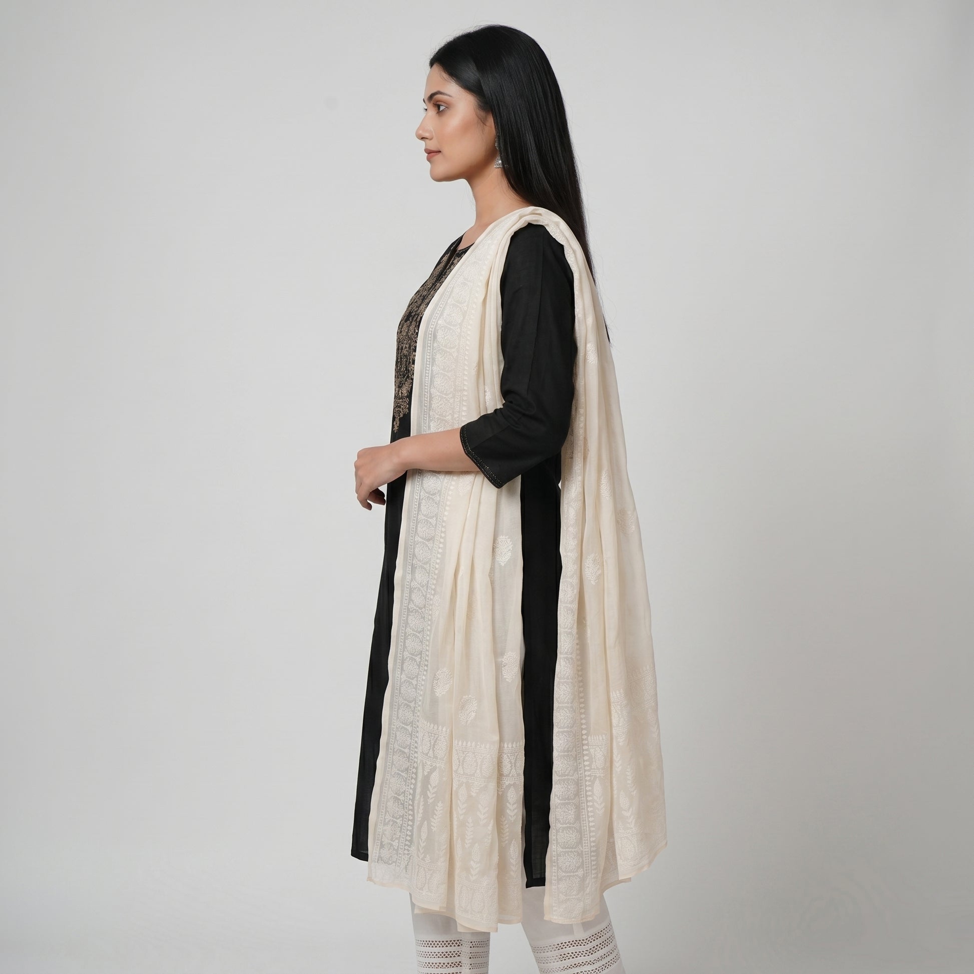Khadi Printed Chiffon Dupatta
