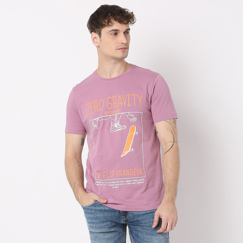 Modern Home Graphic Crew Neck T-Shirt