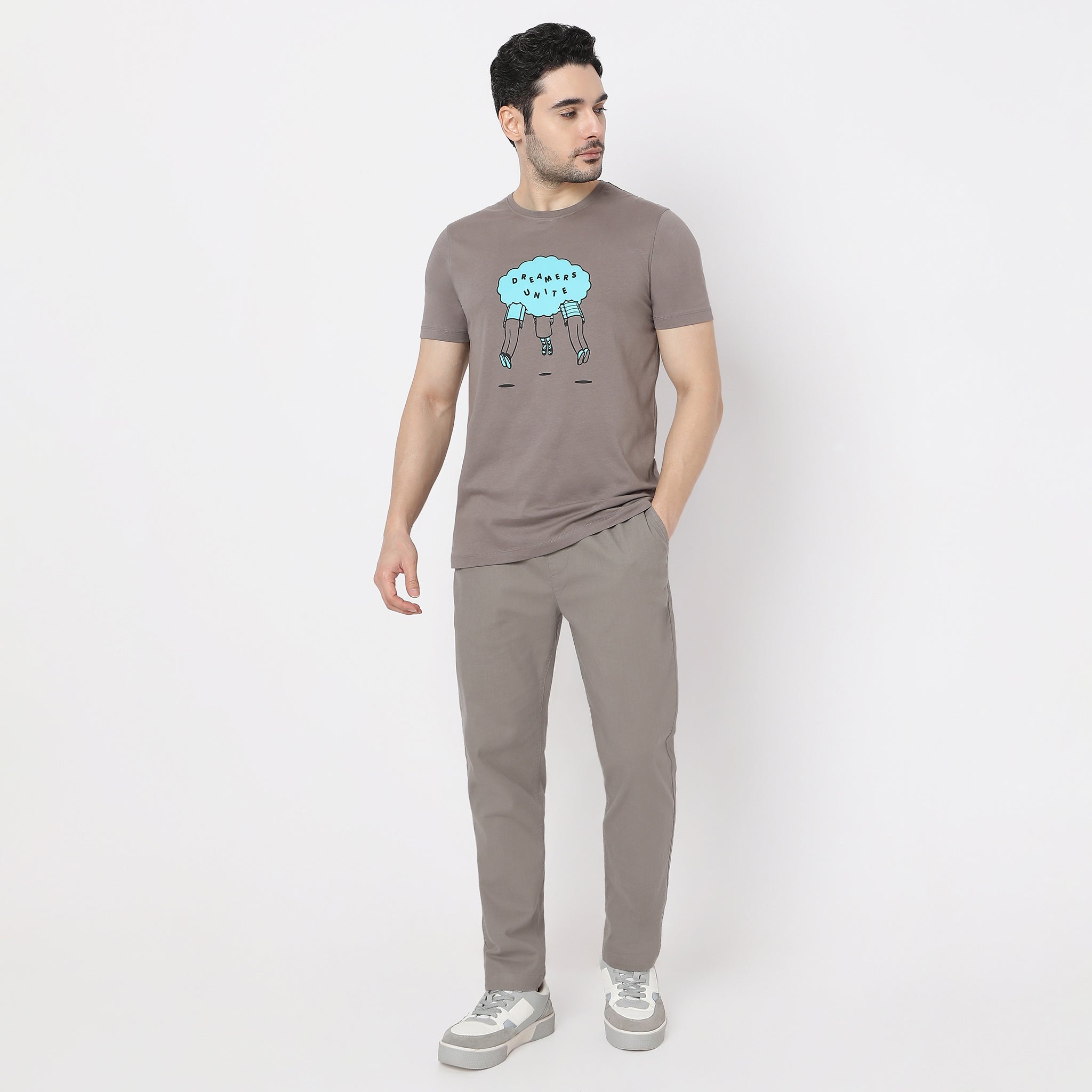 Graphic Crew Neck Modern Home T-Shirt