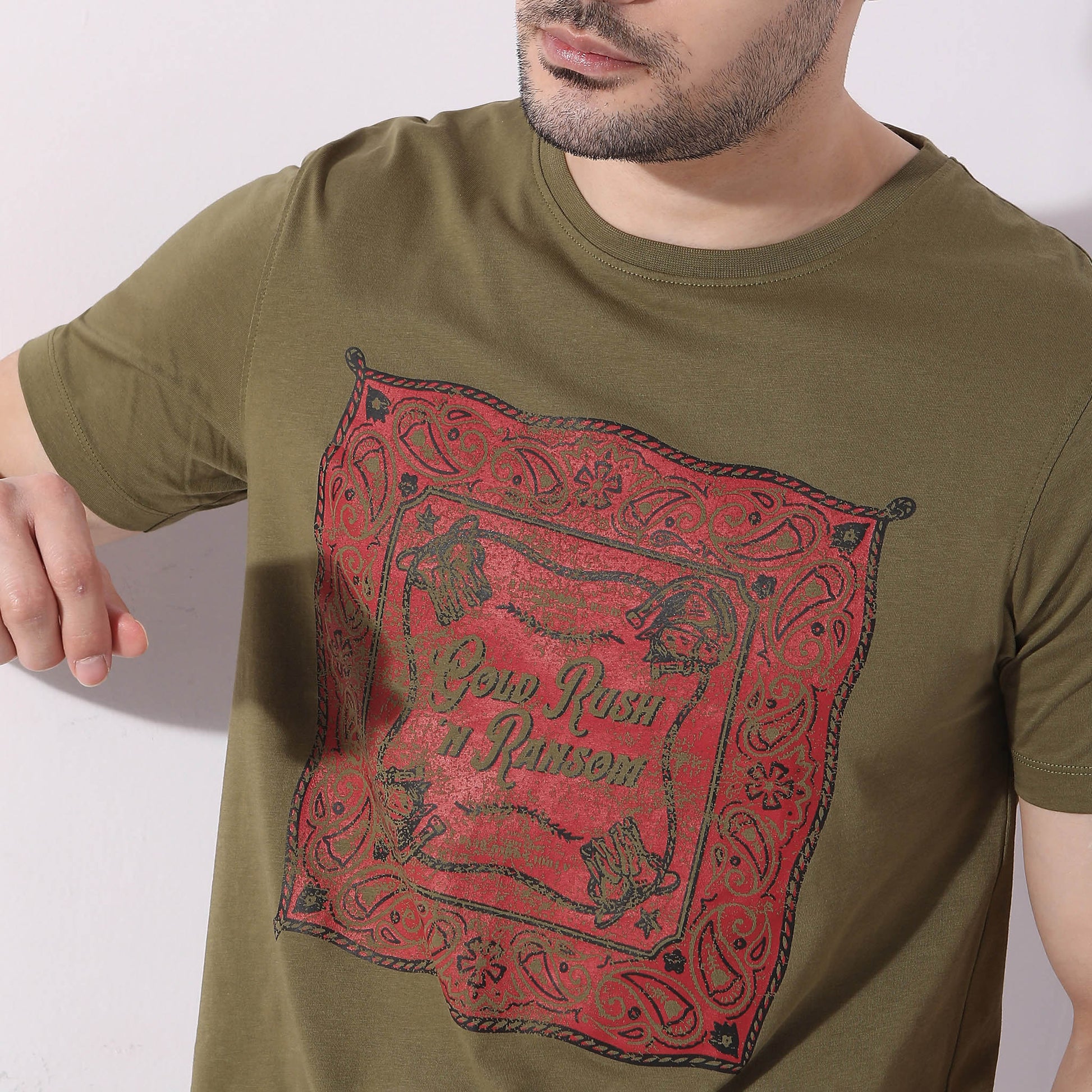 Graphic Crew Neck Modern Home T-Shirt