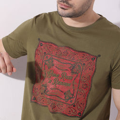 Graphic Crew Neck Modern Home T-Shirt