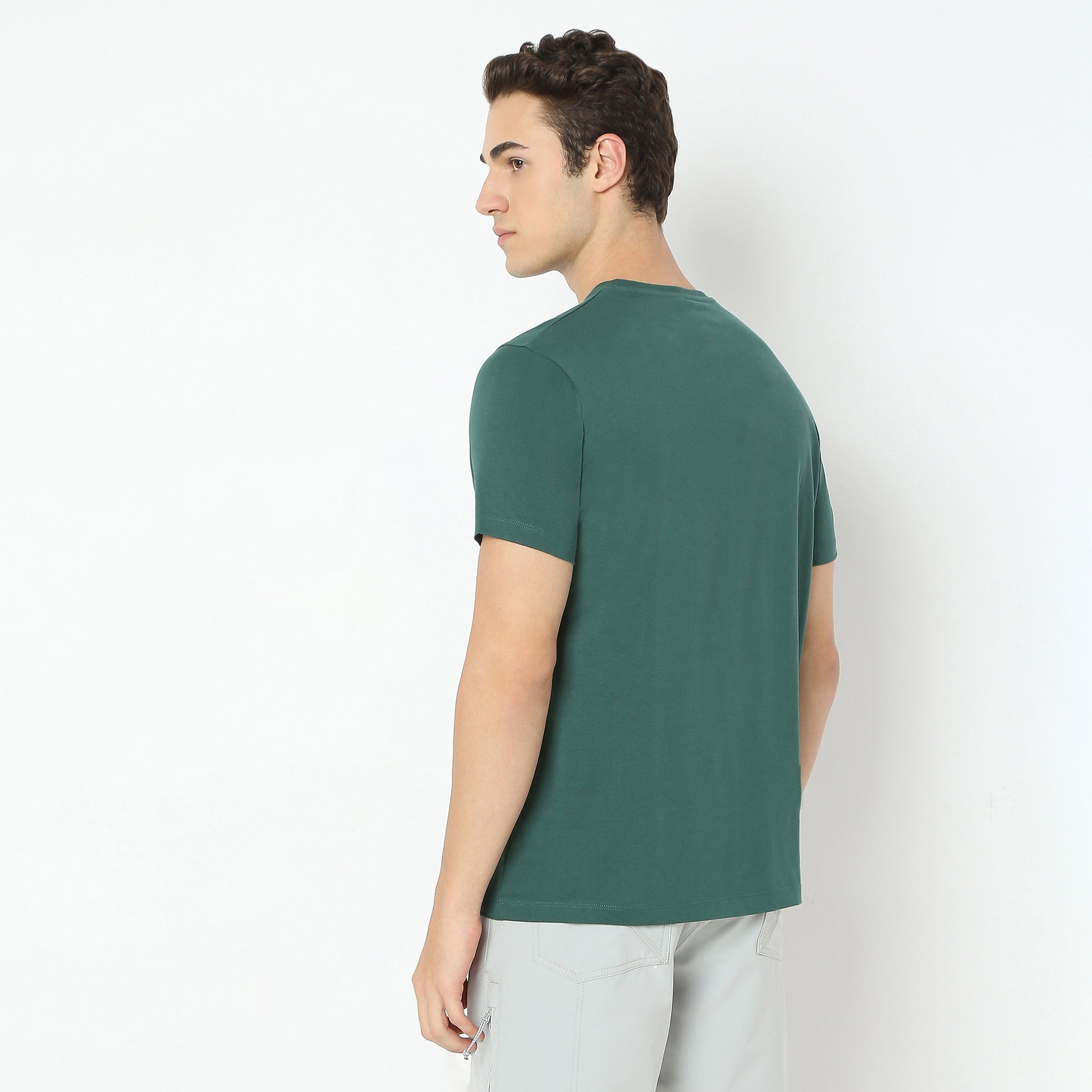 Graphic Crew Neck Modern Home T-Shirt