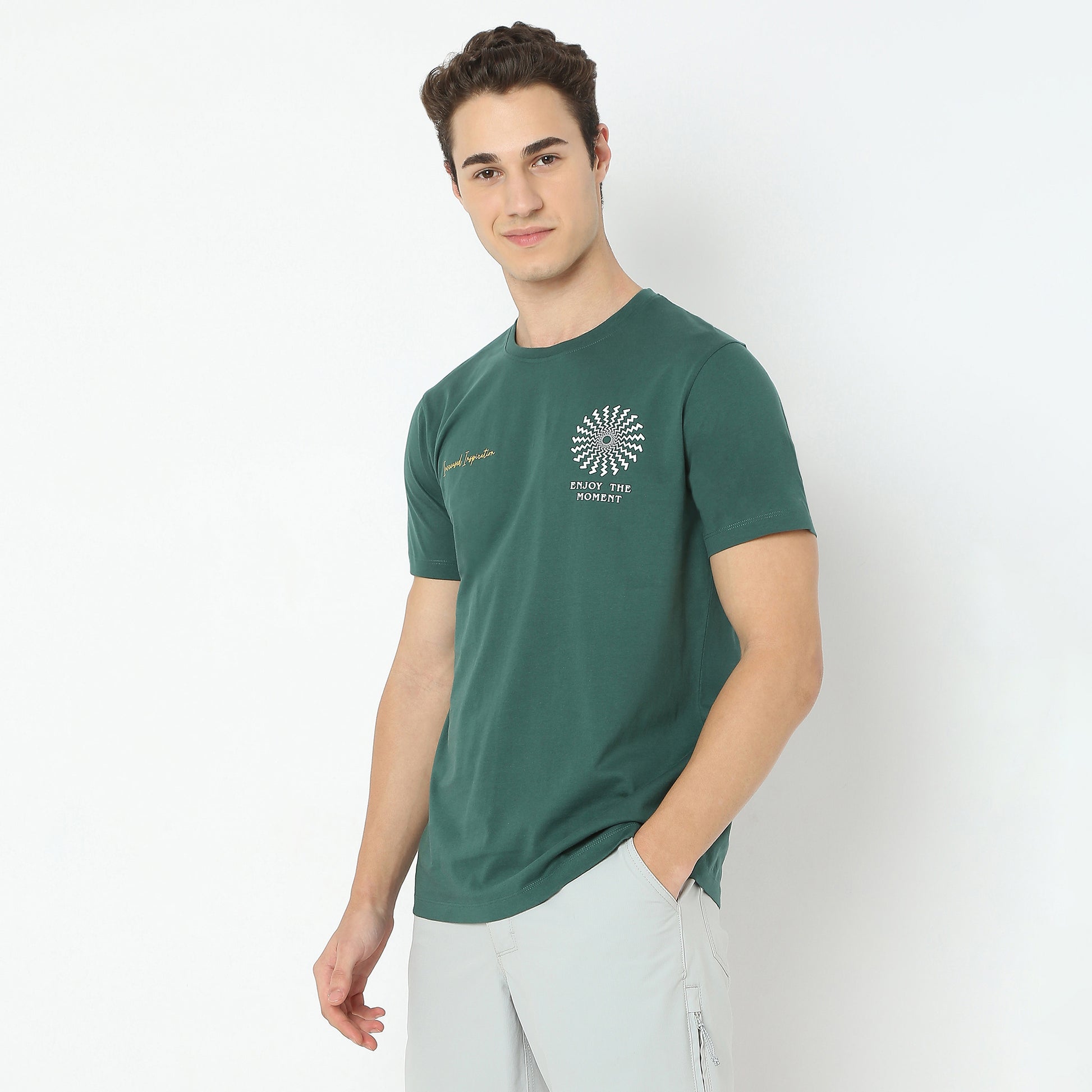 Graphic Crew Neck Modern Home T-Shirt