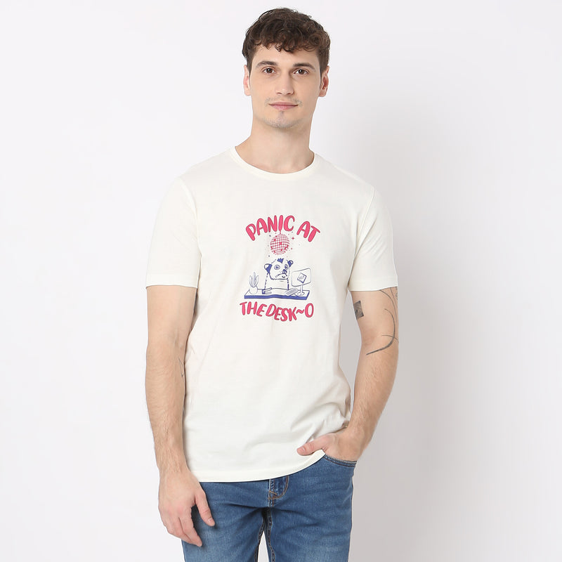 Modern Home Graphic Crew Neck T-Shirt