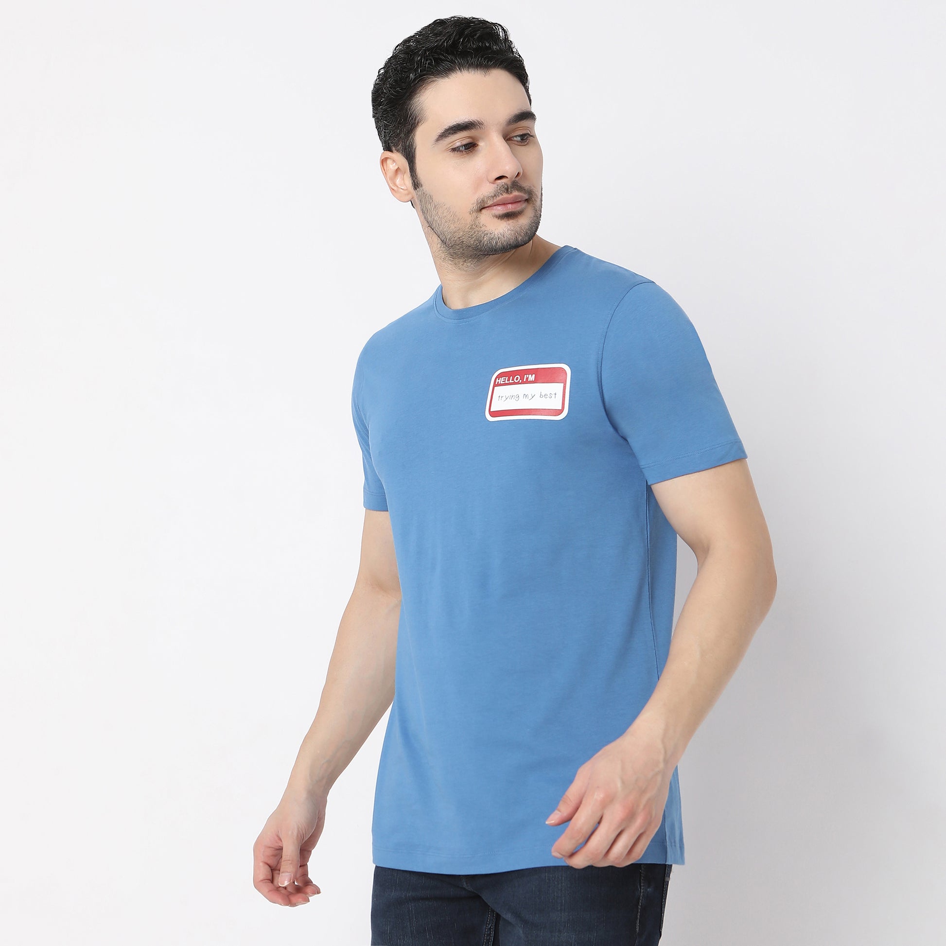 Graphic Crew Neck Modern Home T-Shirt