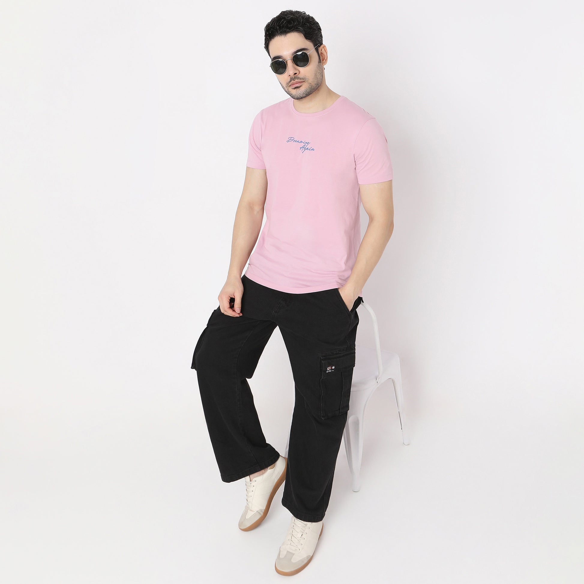 Graphic Crew Neck Modern Home T-Shirt