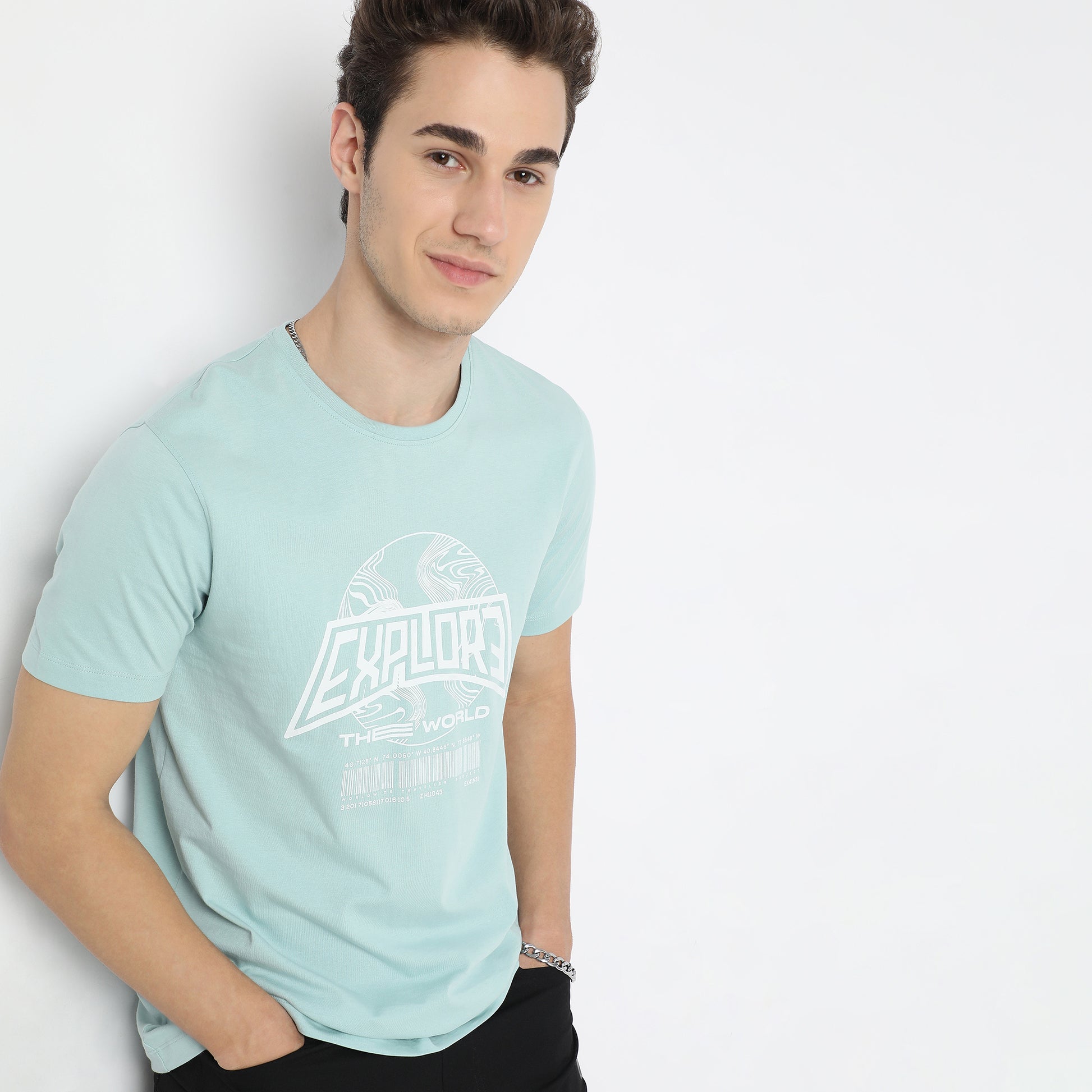 Modern Home Graphic Crew Neck T-Shirt