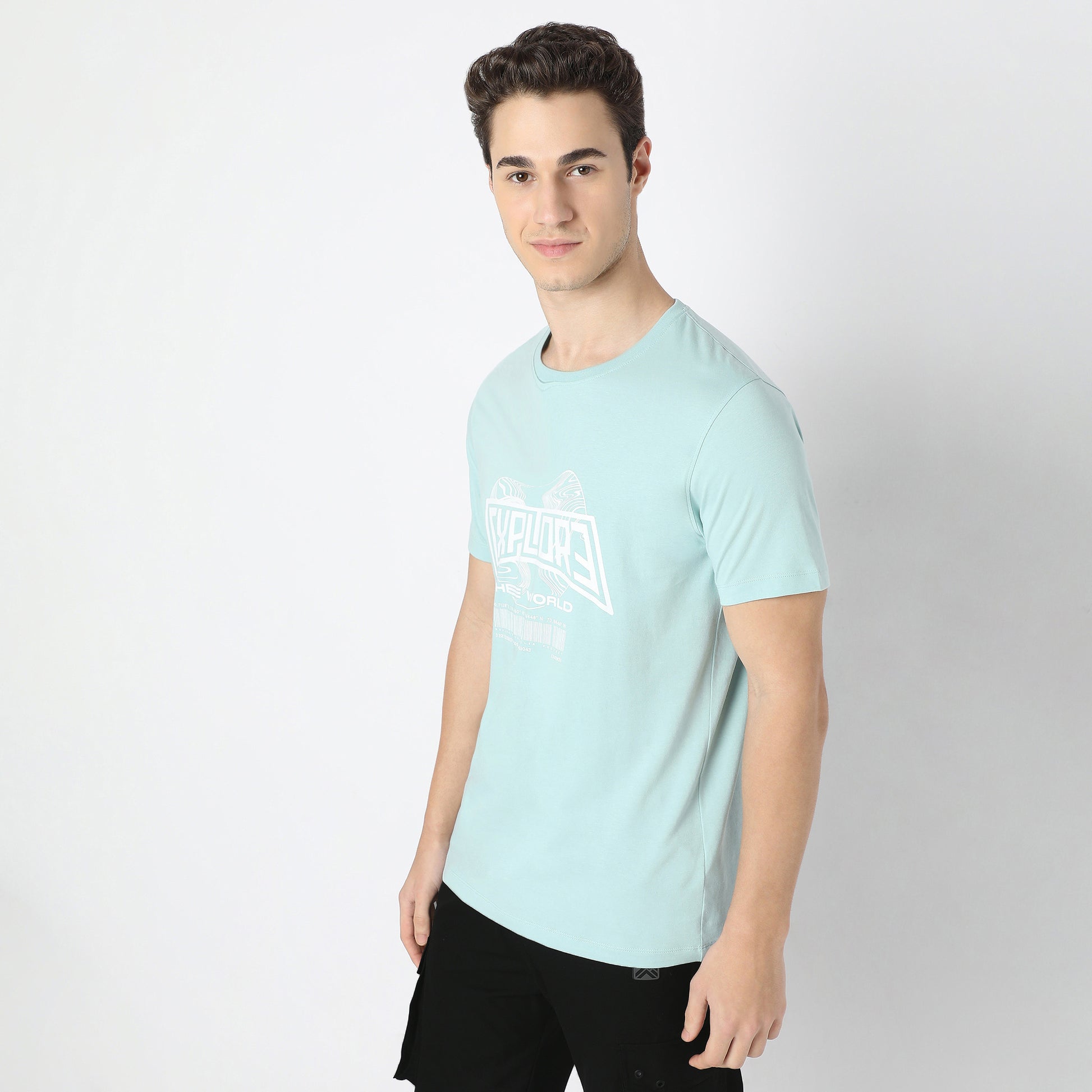 Modern Home Graphic Crew Neck T-Shirt