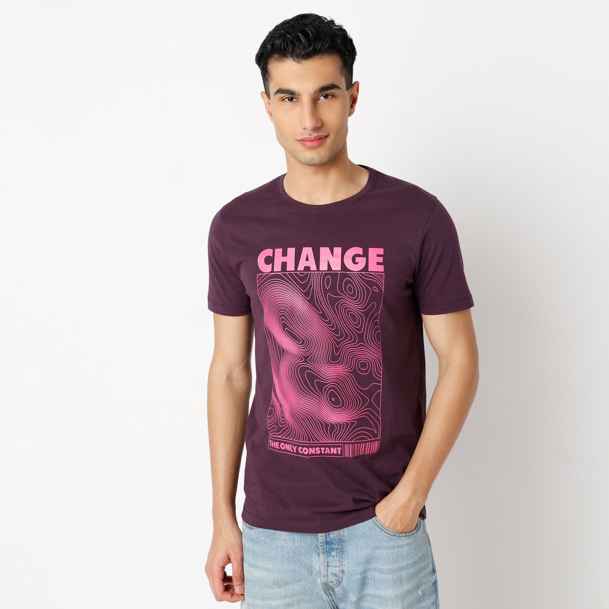 Regular Fit Graphic Regular Length T-Shirt