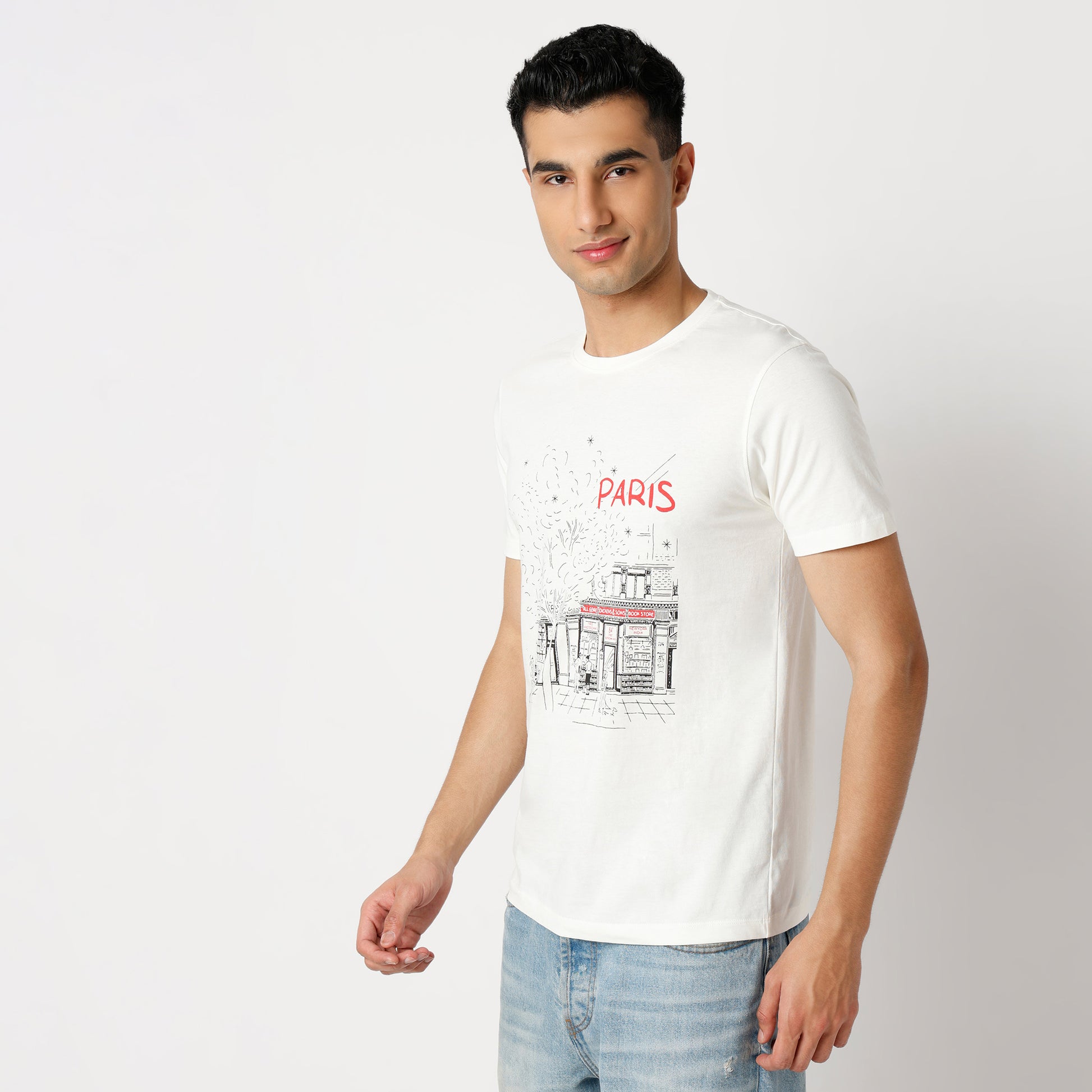 Regular Fit Graphic Regular Length T-Shirt