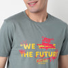 Buy Men Regular Fit Graphic Half Sleeve T-Shirt  - Style Union