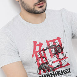 Regular Fit Graphic Crew Neck T-Shirt