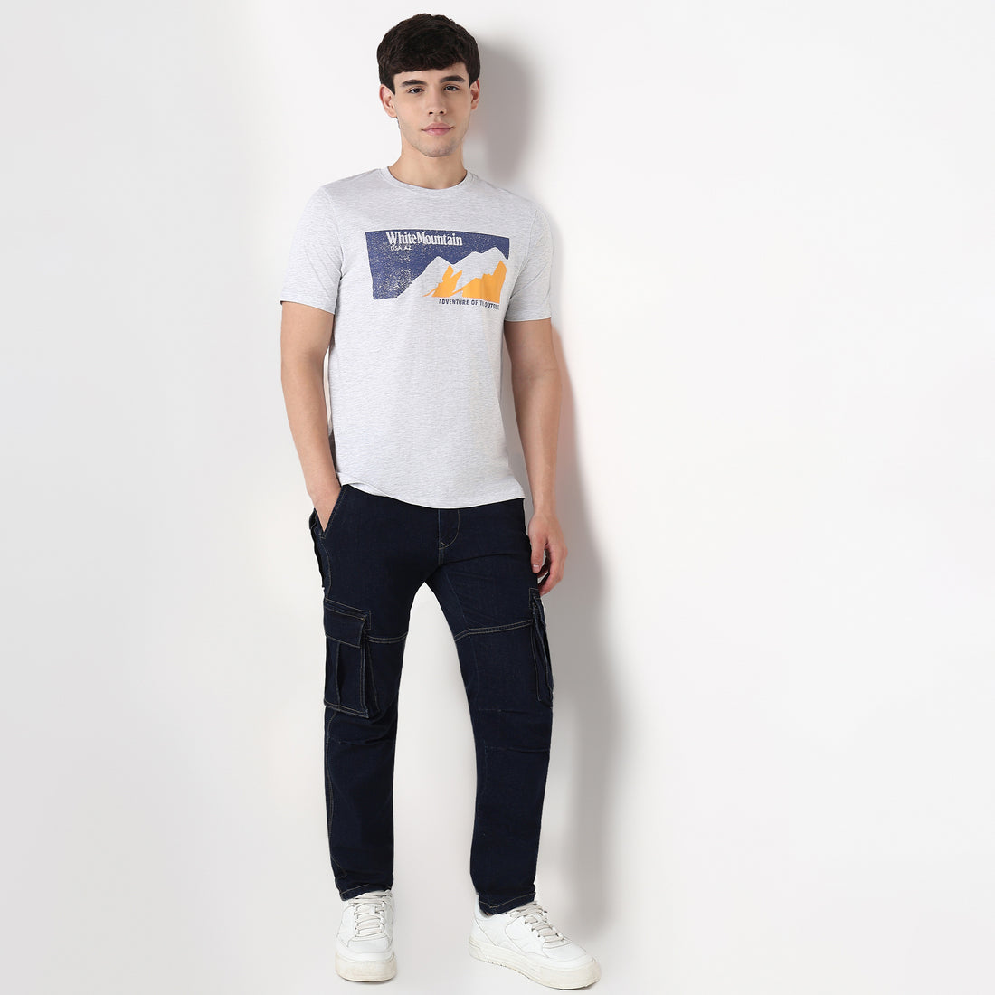 Crew Neck Cotton Graphitee