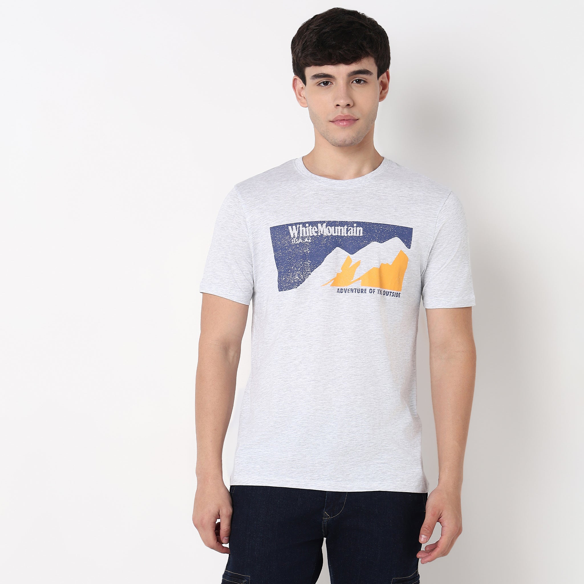 Crew Neck Cotton Graphitee