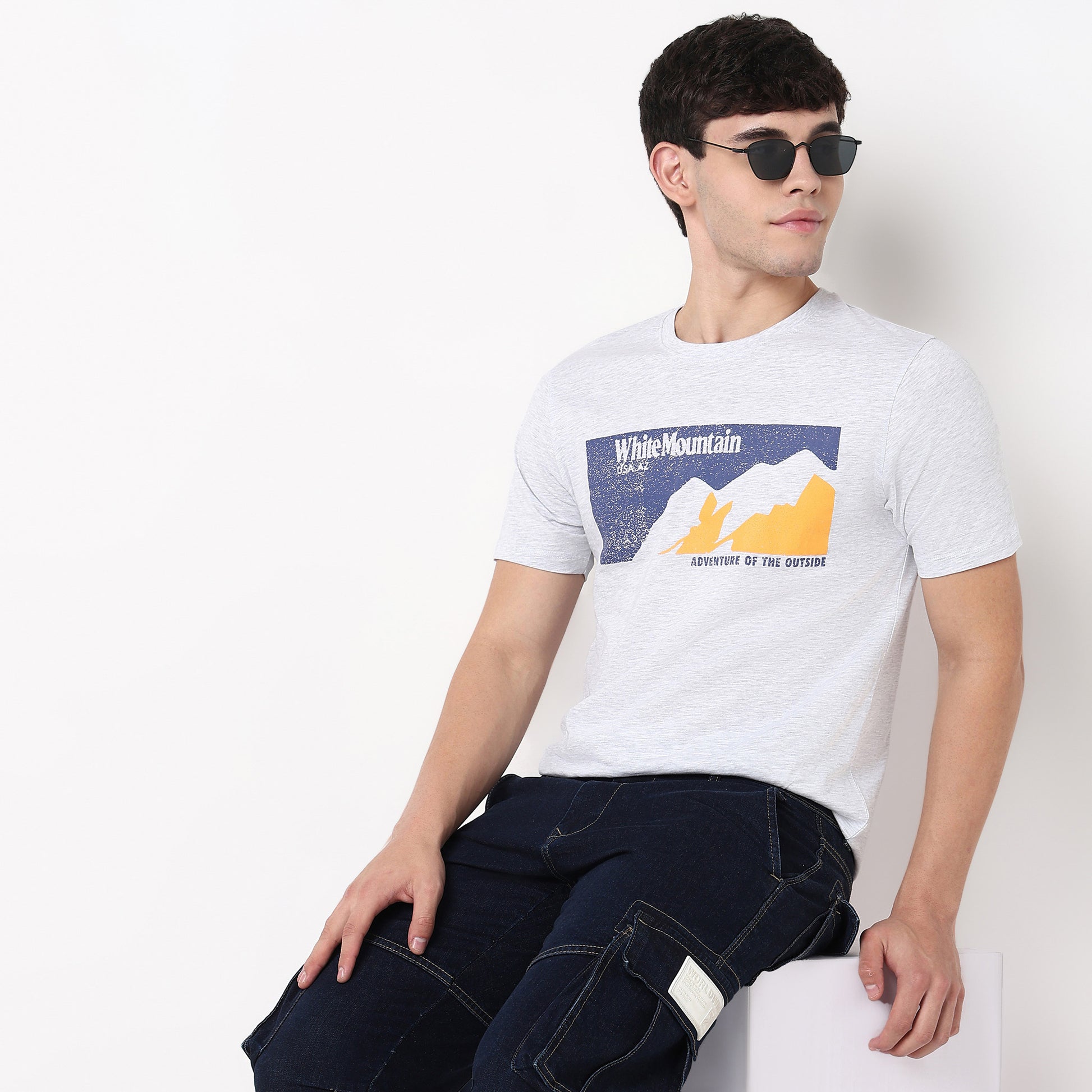 Crew Neck Cotton Graphitee