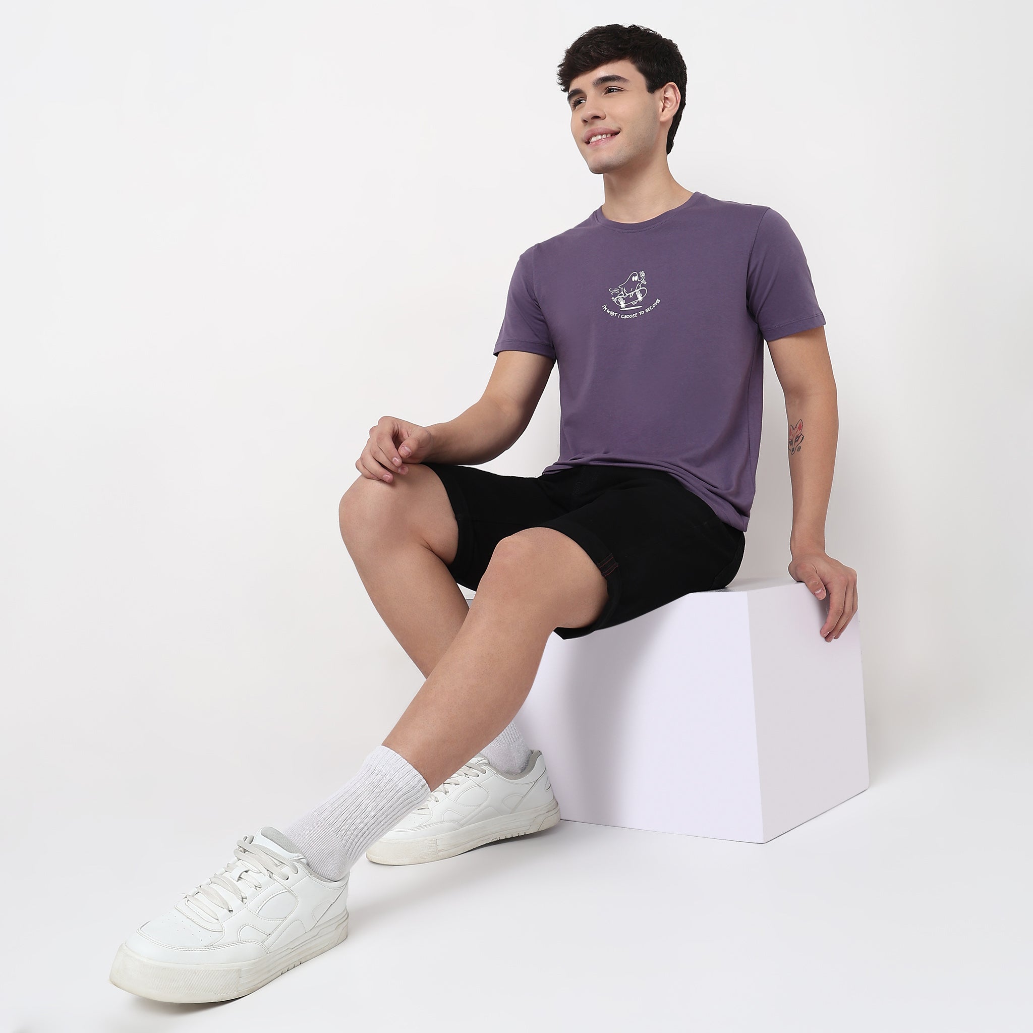 Order Now Men Graphic Crew Neck Regular Fit Casual Wear Graphitee by Style Union